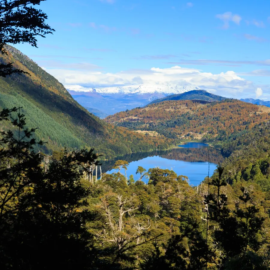 Laguna altiplánica con montañas al fondo en la Reserva Nacional Los Flamencos